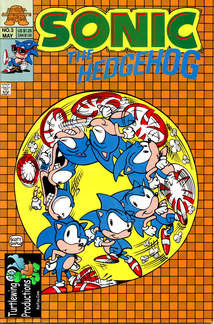 Sonic - Archie Adventure Series May 1993 Cover Page